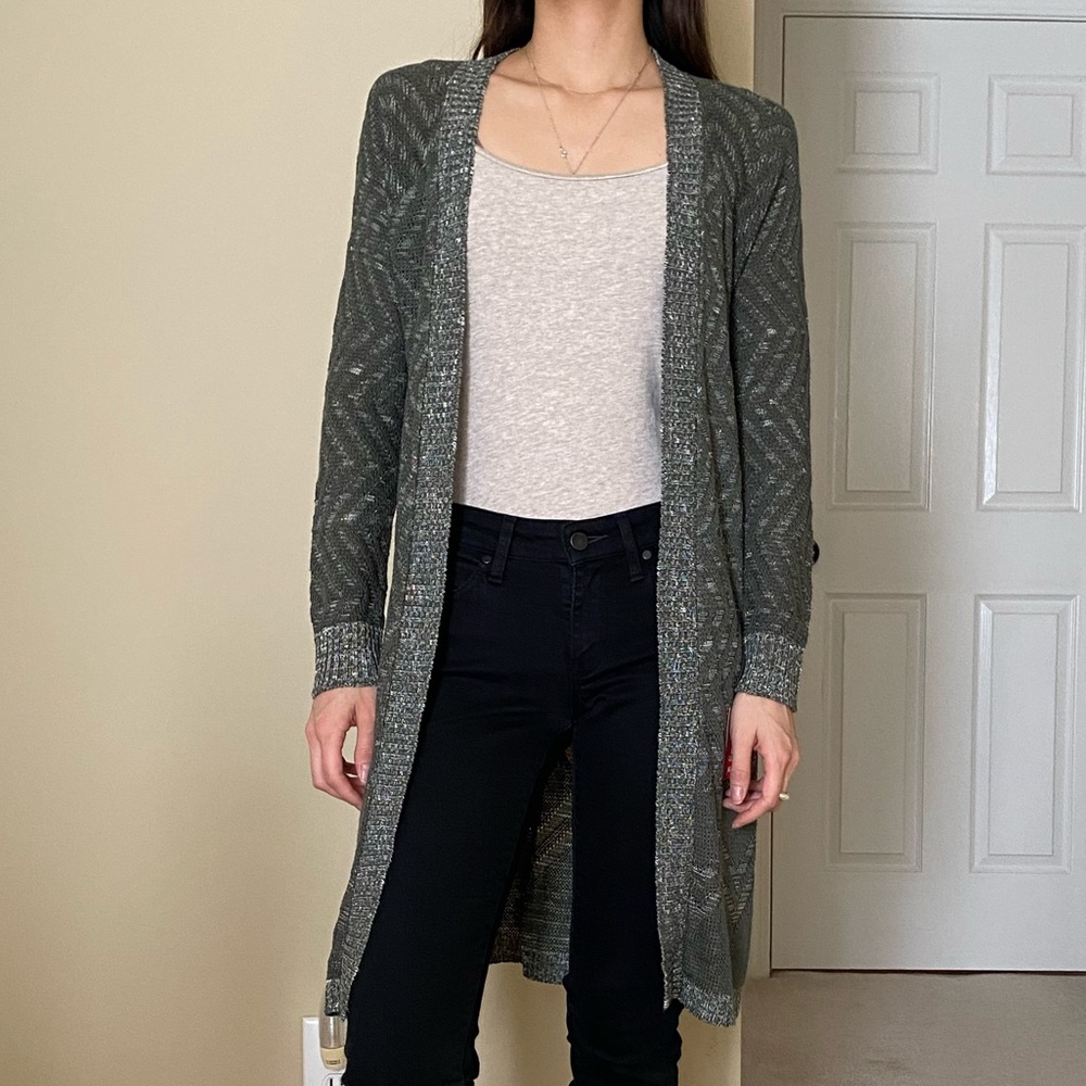 Long Knit Cardigan